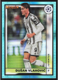 Dusan Vlahovic, Kartička, Topps Merlin Chrome UEFA Club Competitions 2022-2023, BASE