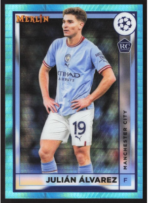 Julian Alvarez, Card, Topps Merlin Chrome UEFA Club Competitions 2022-2023, BASE