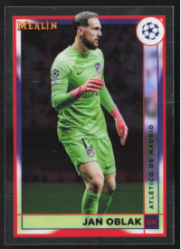 Jan Oblak, Kartička, Topps Merlin Chrome UEFA Club Competitions 2022-2023, BASE