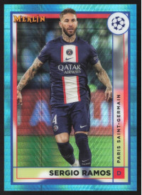 Sergio Ramos, Kartička, Topps Merlin Chrome UEFA Club Competitions 2022-2023, BASE