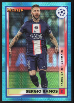 Sergio Ramos, Kartička, Topps Merlin Chrome UEFA Club Competitions 2022-2023, BASE