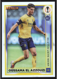 Oussama El Azzouzi, Kartička, Topps Merlin Chrome UEFA Club Competitions 2022-2023, BASE