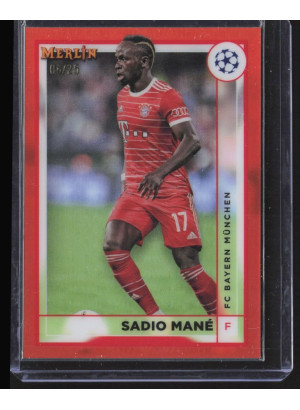 Sadio Mane, Card, Topps Merlin Chrome UEFA Club Competitions 2022-2023, LIMIT