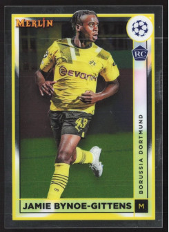 Jamie Bynoe-Gittens, Kartička, Topps Merlin Chrome UEFA Club Competitions 2022-2023, BASE