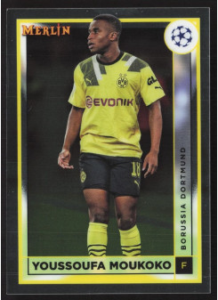 Youssoufa Moukoko, Kartička, Topps Merlin Chrome UEFA Club Competitions 2022-2023, BASE