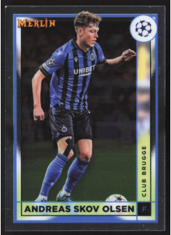 Andreas Skov Olsen, Kartička, Topps Merlin Chrome UEFA Club Competitions 2022-2023, BASE