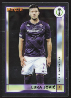 Luka Jovic, Kartička, Topps Merlin Chrome UEFA Club Competitions 2022-2023, BASE