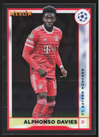 Alphonso Davies, Kartička, Topps Merlin Chrome UEFA Club Competitions 2022-2023, BASE