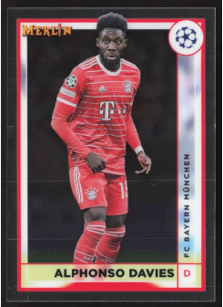 Alphonso Davies, Kartička, Topps Merlin Chrome UEFA Club Competitions 2022-2023, BASE