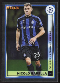 Nicolo Barella, Kartička, Topps Merlin Chrome UEFA Club Competitions 2022-2023, BASE