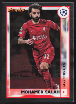 Mohamed Salah, Kartička, Topps Merlin Chrome UEFA Club Competitions 2022-2023, BASE