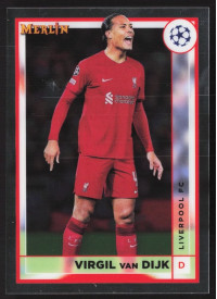Virgil van Dijk, Kartička, Topps Merlin Chrome UEFA Club Competitions 2022-2023, BASE