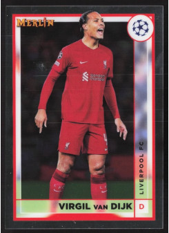 Virgil van Dijk, Kartička, Topps Merlin Chrome UEFA Club Competitions 2022-2023, BASE