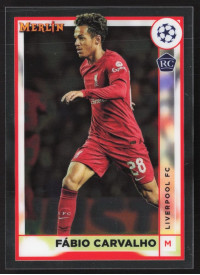 Fabio Carvalho, Kartička, Topps Merlin Chrome UEFA Club Competitions 2022-2023, BASE