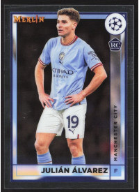 Julian Alvarez, Kartička, Topps Merlin Chrome UEFA Club Competitions 2022-2023, BASE
