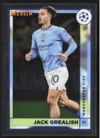Jack Grealish, Kartička, Topps Merlin Chrome UEFA Club Competitions 2022-2023, BASE