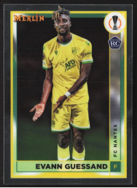 Evann Guessand, Kartička, Topps Merlin Chrome UEFA Club Competitions 2022-2023, BASE