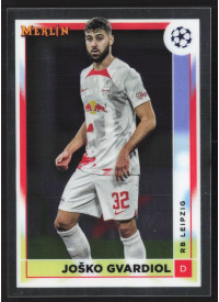 Josko Gvardiol, Kartička, Topps Merlin Chrome UEFA Club Competitions 2022-2023, BASE