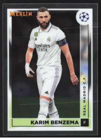 Karim Benzema, Kartička, Topps Merlin Chrome UEFA Club Competitions 2022-2023, BASE
