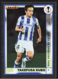 Takefusa Kubo, Kartička, Topps Merlin Chrome UEFA Club Competitions 2022-2023, BASE