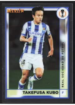 Takefusa Kubo, Kartička, Topps Merlin Chrome UEFA Club Competitions 2022-2023, BASE