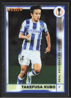 Takefusa Kubo, Kartička, Topps Merlin Chrome UEFA Club Competitions 2022-2023, BASE