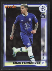 Enzo Fernandez, Kartička, Topps Merlin Chrome UEFA Club Competitions 2022-2023, BASE