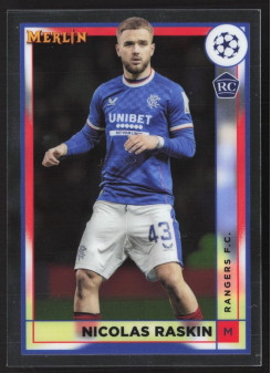Nicolas Raskin, Kartička, Topps Merlin Chrome UEFA Club Competitions 2022-2023, BASE
