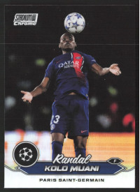 Randal Kolo Muani, Kartička, 2023-24 Topps Stadium Club Chrome UEFA Club Competitions, Refractor