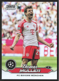 Thomas Muller, Kartička, 2023-24 Topps Stadium Club Chrome UEFA Club Competitions, Refractor