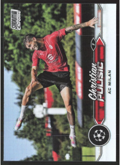Christian Pulisic, Kartička, 2023-24 Topps Stadium Club Chrome UEFA Club Competitions, Refractor