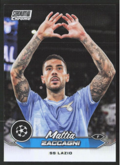Mattia Zaccagni, Kartička, 2023-24 Topps Stadium Club Chrome UEFA Club Competitions, Refractor