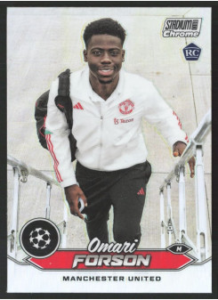 Omari Forson, Kartička, 2023-24 Topps Stadium Club Chrome UEFA Club Competitions, Refractor