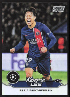 Kang-in Lee, Kartička, 2023-24 Topps Stadium Club Chrome UEFA Club Competitions, Refractor