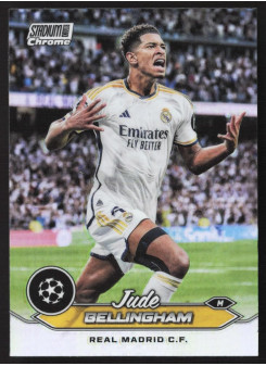 Jude Bellingham, Kartička, 2023-24 Topps Stadium Club Chrome UEFA Club Competitions, Refractor