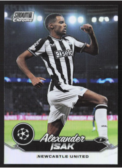Alexander Isak, Kartička, 2023-24 Topps Stadium Club Chrome UEFA Club Competitions, Refractor