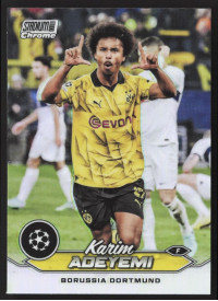 Karim Adeyemi, Kartička, 2023-24 Topps Stadium Club Chrome UEFA Club Competitions, Refractor