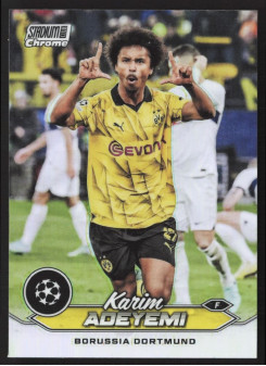 Karim Adeyemi, Kartička, 2023-24 Topps Stadium Club Chrome UEFA Club Competitions, Refractor