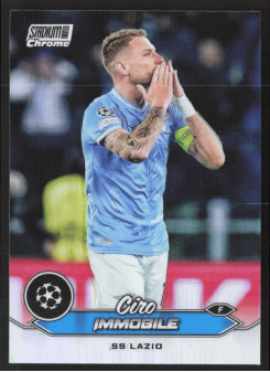 Ciro Immobile, Kartička, 2023-24 Topps Stadium Club Chrome UEFA Club Competitions, Refractor