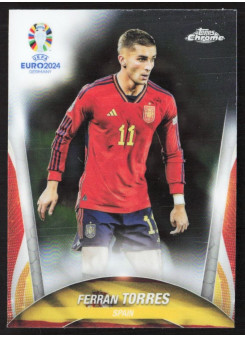 Ferran Torres, Kartička, Topps Chrome UEFA Euro 2024, BASE