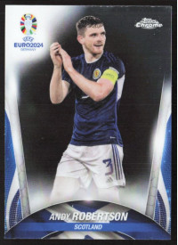Andy Robertson, Kartička, Topps Chrome UEFA Euro 2024, BASE