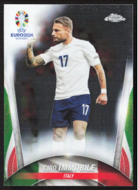 Ciro Immobile, Kartička, Topps Chrome UEFA Euro 2024, BASE