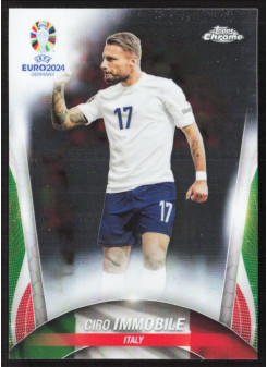 Ciro Immobile, Kartička, Topps Chrome UEFA Euro 2024, BASE