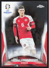 Andreas Christensen, Kartička, Topps Chrome UEFA Euro 2024, BASE