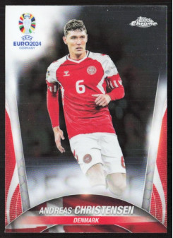 Andreas Christensen, Kartička, Topps Chrome UEFA Euro 2024, BASE
