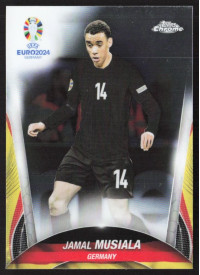 Jamal Musiala, Kartička, Topps Chrome UEFA Euro 2024, BASE