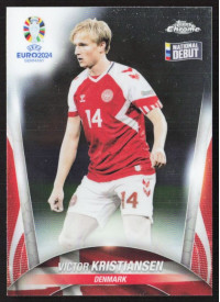 Victor Kristiansen, Kartička, Topps Chrome UEFA Euro 2024, BASE