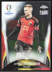 Arthur Vermeeren, Kartička, Topps Chrome UEFA Euro 2024, BASE