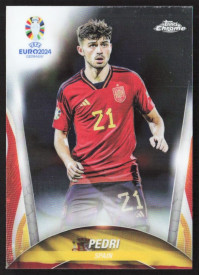 Pedri, Kartička, Topps Chrome UEFA Euro 2024, BASE