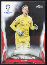 Wojciech Szczesny, Kartička, Topps Chrome UEFA Euro 2024, BASE